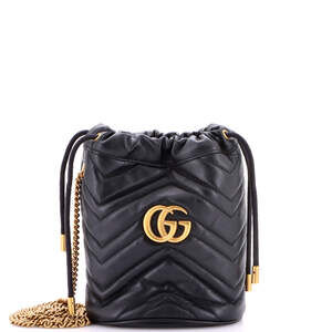 Gucci Gg Marmont Bucket Bag Matelasse #236724G96B
